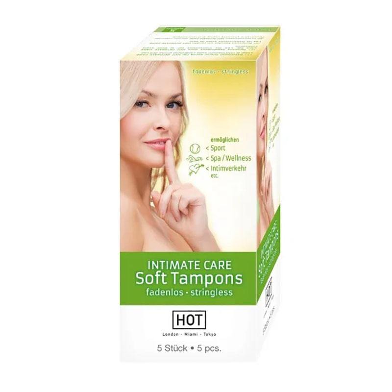HOT INTIMATE Care Soft Tampons - 5 Pack - HOUSE OF HALFORD
