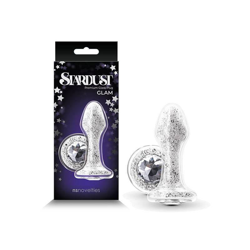 Stardust - Glam -  9.5 cm Glass Butt Plug - HOUSE OF HALFORD