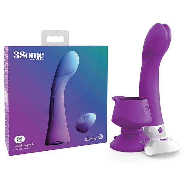 3Some Wall Banger G -  USB Rechargeable Vibrator with Wireless Remote - HOUSE OF HALFORD