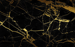 Gold and black marble texture background