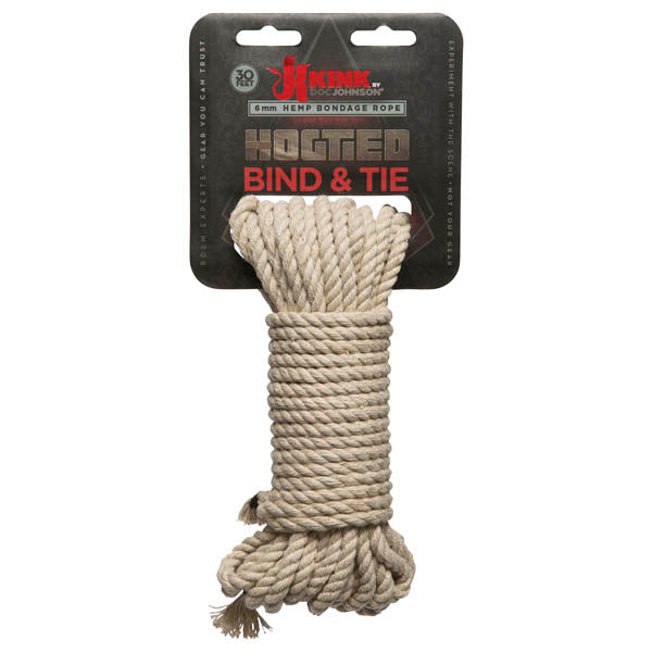 KINK Hogtied Bind & Tie - 6 mm Hemp Rope