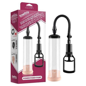 Maximizer Worx VX1 - Pussy Pump - Clear Penis Pump with Vagina Sleeve & Cock Ring - HOUSE OF HALFORD