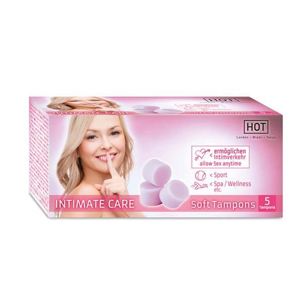 HOT INTIMATE Care Soft Tampons - 5 Pack - HOUSE OF HALFORD