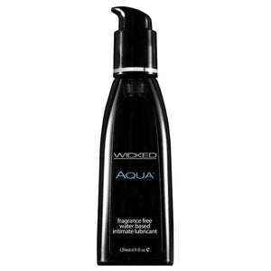 Wicked Aqua - Water Based Lubricant - 120 ml (4 oz) Bottle - HOUSE OF HALFORD