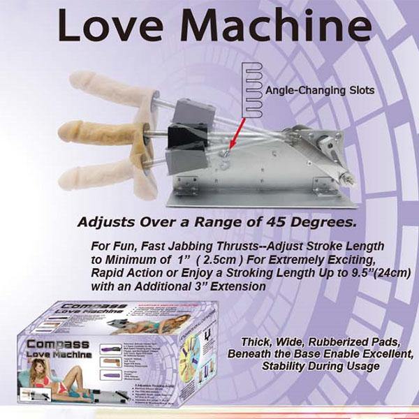Compass Love Machine - Mains Powered Sex Machine - HOUSE OF HALFORD