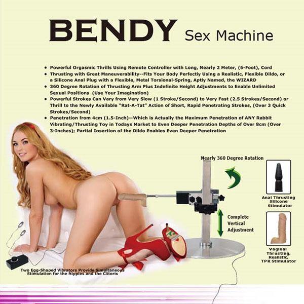 Bendy Sex Machine - Mains Powered Sex Machine - HOUSE OF HALFORD