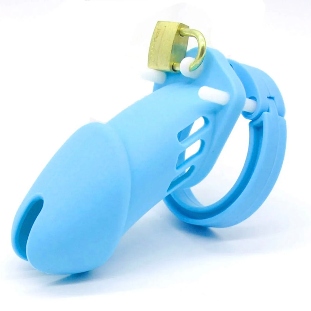 Silicone Chastity Cock Cage Short