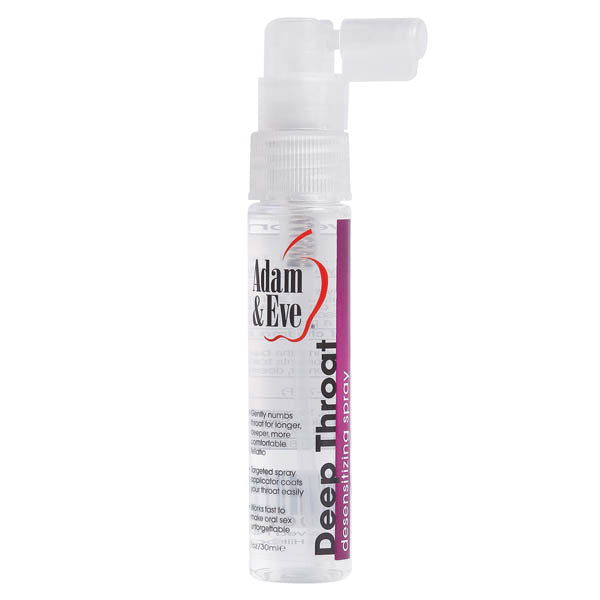 Adam & Eve Deep Throat Spray - Desensitising Oral Spray - 29 ml (1 oz) Spray