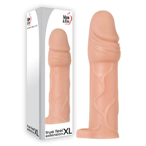 Adam & Eve True Feel Extension XL -  6.3 cm (2.5'') Penis Extension Sleeve