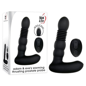 Adam & Eve Warming Thrusting Prostate Probe -  USB Rechargeable Thrusting Prostate Massager - HOUSE OF HALFORD
