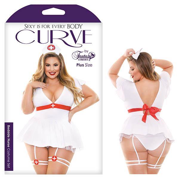 Curve Bedside Nurse Costume Set -  - 3X/4X Size - HOUSE OF HALFORD