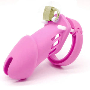 Silicone Chastity Cock Cage Long