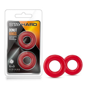 Stay Hard Donut Rings -  Cock Rings - Set of 2 - HOUSE OF HALFORD