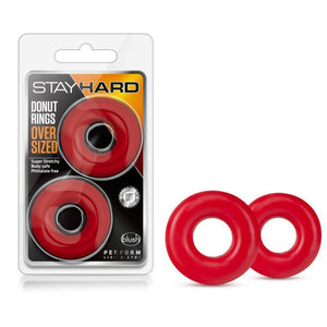 Stay Hard - Donut Rings Oversized -  Large Cock Rings - Set of 2 - HOUSE OF HALFORD