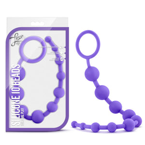 Luxe - Silicone 10 Beads -  31.75 cm (12.5'') Anal Beads