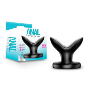 Anal Adventures Anal Anchor - Black 10 cm (4'') Gaping Butt Plug - HOUSE OF HALFORD