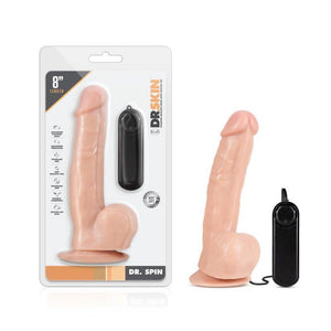 Dr. Skin Dr. Spin - 8'' Gyrating Cock -  20.3 cm Gyrating Dong - HOUSE OF HALFORD