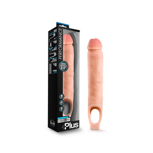 Performance Plus 11.5'' Silicone Cock Sheath Penis Extender - Flesh 6.4 cm (2.5'') Penis Extender Sleeve