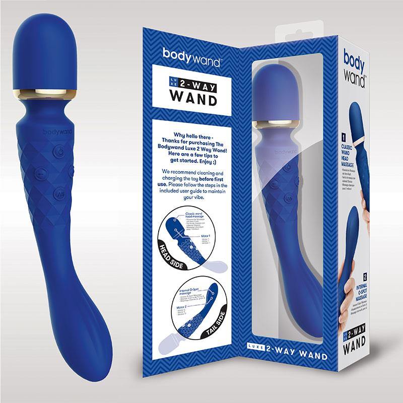 Bodywand Luxe 2-Way Wand   -  USB Rechargeable Massage Wand - HOUSE OF HALFORD