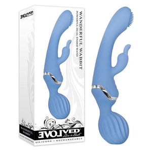 Evolved Wanderful Wabbit -  USB Rechargeable Rabbit Vibrator & Massage Wand - HOUSE OF HALFORD