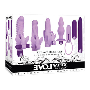 Evolved Lilac Desires -  Couples Kit - 7 Piece Set