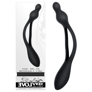 Evolved You, Me, Us Bendable Vibe -  USB Rechargeable Dual Stimulator