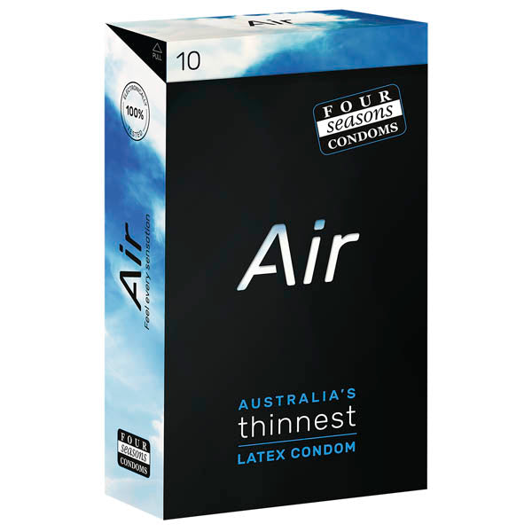 Four Seasons Air - Ultra Thin Latex Condoms - 10 Pack