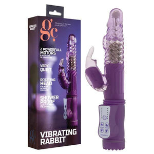 GC. Vibrating Rabbit -  22 cm Rabbit Pearl Vibrator - HOUSE OF HALFORD