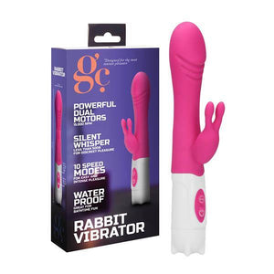 GC. Rabbit Vibrator - Pink 20.5 cm Rabbit Vibrator - HOUSE OF HALFORD