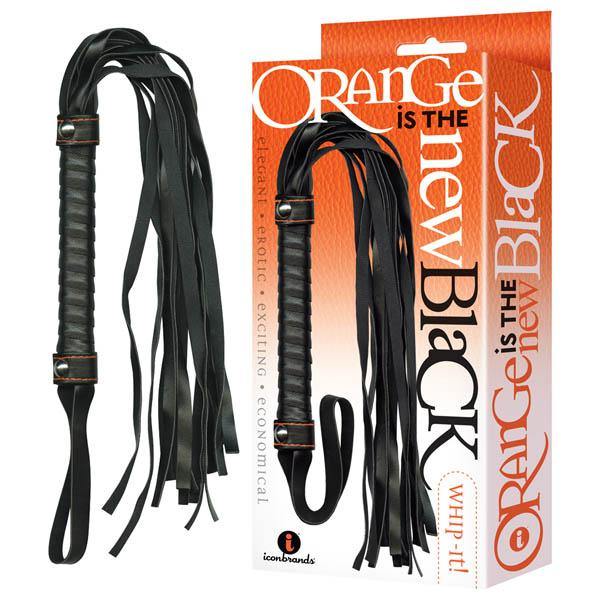 Orange Is The New Black - Whip-it! - Black Flogger Whip - HOUSE OF HALFORD