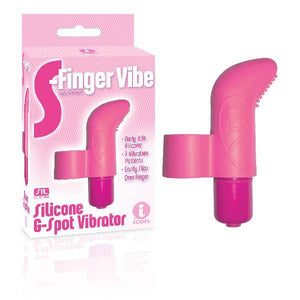 The 9's S-Finger Vibe - Pink Finger Stimulator - HOUSE OF HALFORD