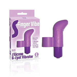 The 9's S-Finger Vibe - Purple Finger Stimulator - HOUSE OF HALFORD