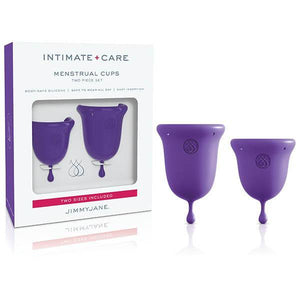 Jimmyjane Intimate Care Menstrual Cups -  - 2 Piece Set - HOUSE OF HALFORD