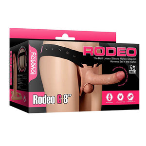 Rodeo G 8'' -  20.3 cm Hollow Strap-On