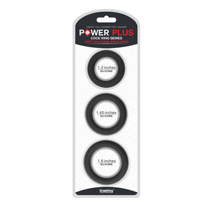 Power Plus Soft Silicone Snug Ring -  Cock Rings - Set of 3 Sizes