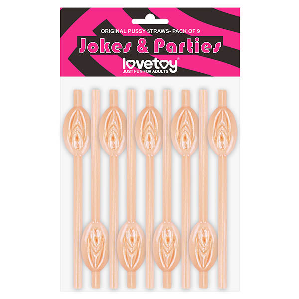 Jokes & Parties Original Pussy Straws -  Pussy Straws - Set of 9