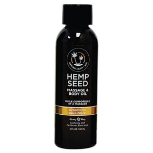 Hemp Seed Massage & Body Oil - Dreamsicle (Tangerine & Plum) Scented - 59 ml Bottle - HOUSE OF HALFORD