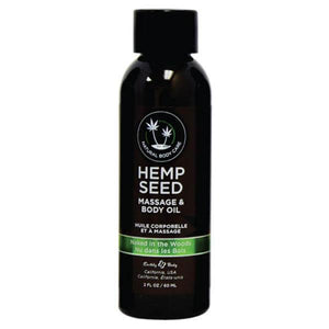 Hemp Seed Massage & Body Oil - Naked In The Woods ( Tea & Ginger) Scented - 59 ml Bottle - HOUSE OF HALFORD