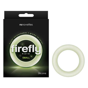 Firefly Halo - Glow In Dark Clear Small 50 mm Cock Ring - HOUSE OF HALFORD