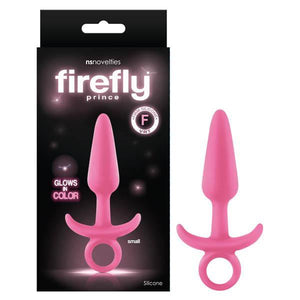 Firefly Prince - Glow-in-Dark  10.9 cm Small Butt Plug with Ring Bull - HOUSE OF HALFORD