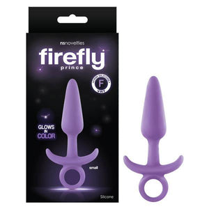 Firefly Prince - Glow-in-Dark  10.9 cm Small Butt Plug with Ring Bull - HOUSE OF HALFORD
