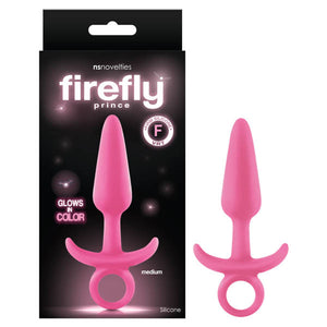 Firefly Prince - Glow-in-Dark  12.7 cm (5'') Medium Butt Plug with Ring Pull