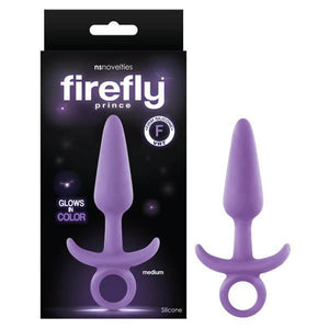 Firefly Prince - Glow-in-Dark  12.7 cm (5'') Medium Butt Plug with Ring Pull - HOUSE OF HALFORD