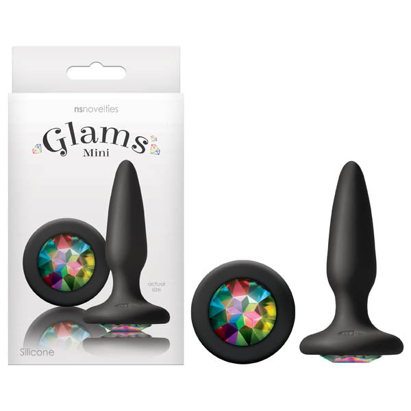 Glams Mini -  8.4 cm (3.3'') Butt Plug with Sparkling Gem