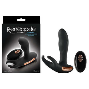 Renegade - Sphinx -  13 cm (5.1'') USB Rechargeable Warming Prostate Massager with Wireless Remote - HOUSE OF HALFORD