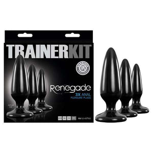 Renegade Pleasure Plug Trainer Kit -  Butt Plugs - Set of 3 Sizes - HOUSE OF HALFORD