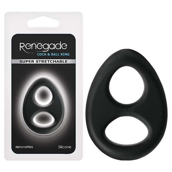 Renegade - Romeo Soft Ring - Black Cock & Balls Ring - HOUSE OF HALFORD