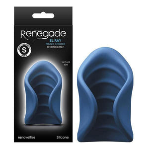 Renegade - El Ray Pocket Stroker -  USB Rechargeable Vibrating Stroker - HOUSE OF HALFORD