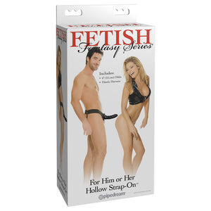 Fetish Fantasy Series For Him Or Her Hollow Strap-On -  15 cm (6'') Hollow Strap-On