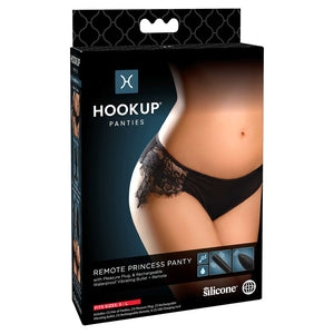 HOOKUP Remote Princess Panty -  Panty with Rechargeable Bullet & Plug - S/L Size